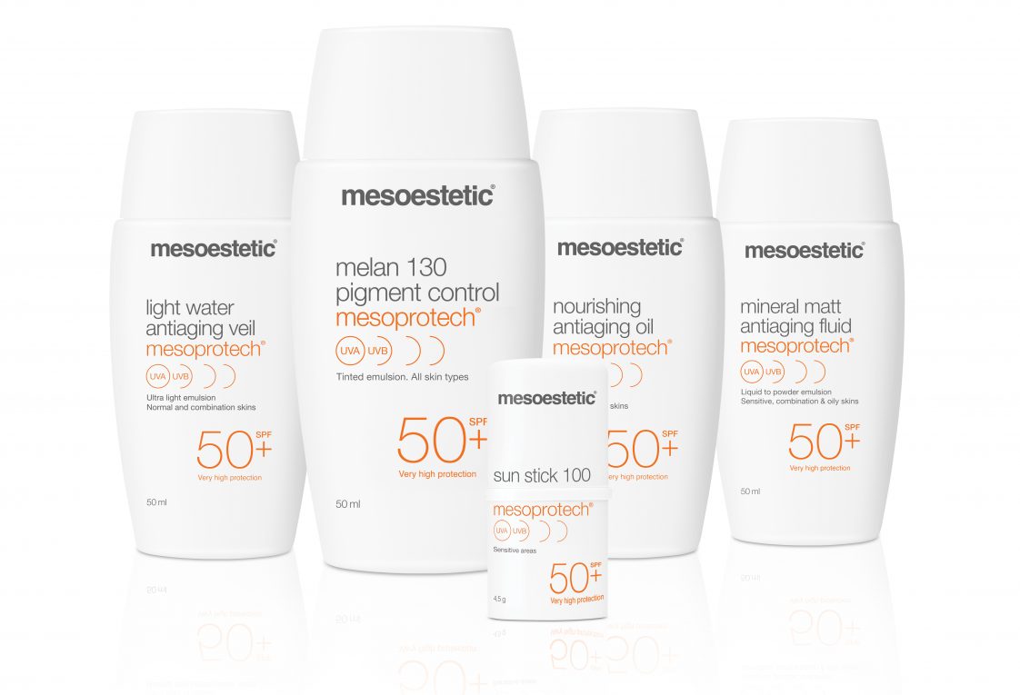 Mesoestetic Mesoprotech Sun Protection Range Assure Cosmetic Centre